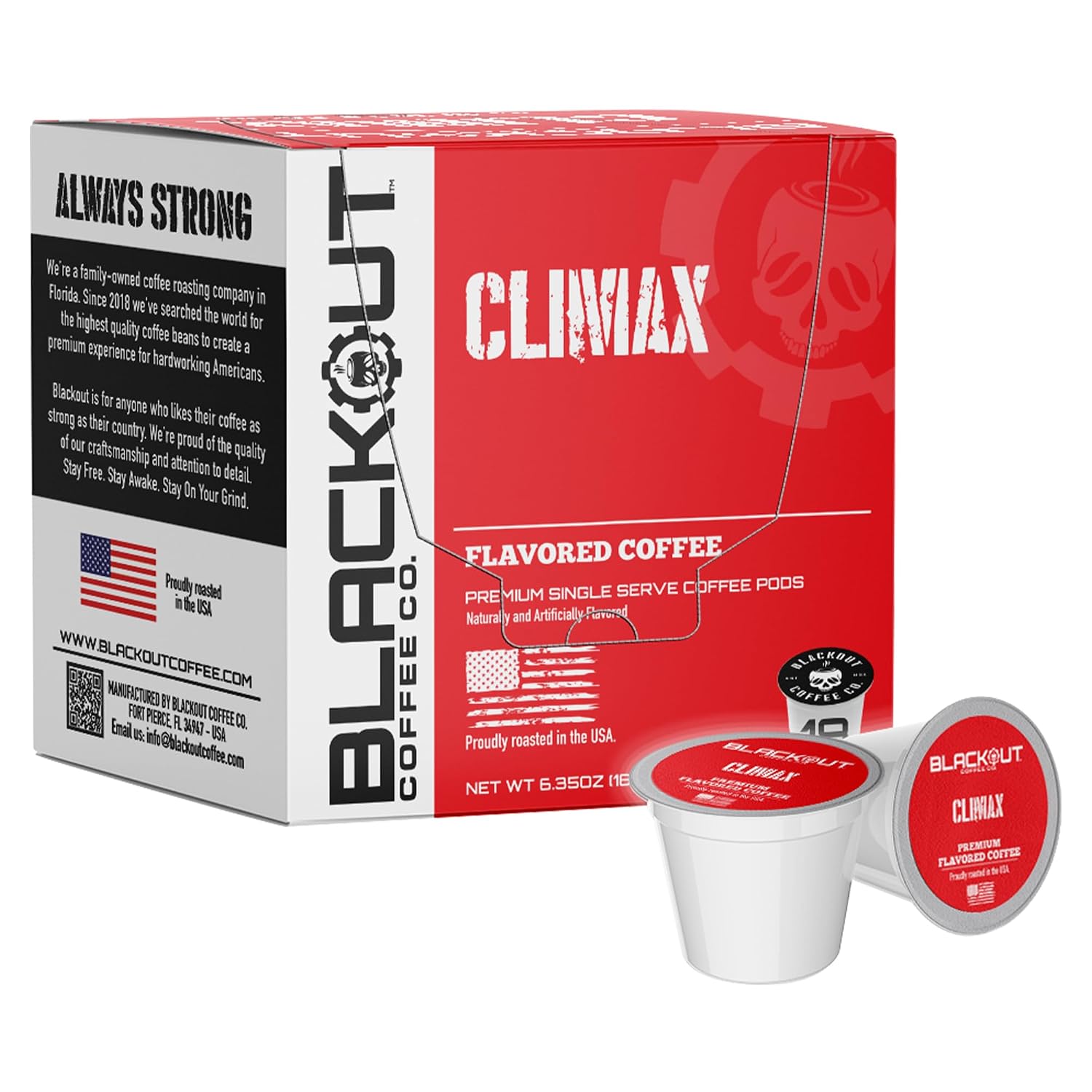 Blackout Coffee Blueberry Crumble Ground Coffee, Medium Roast, 12 oz