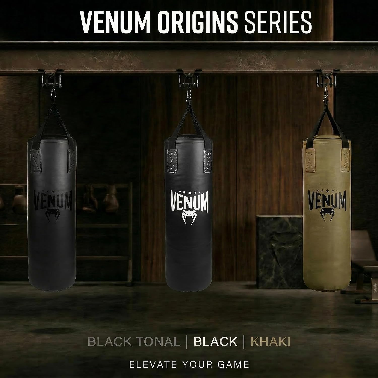 Venum Origins Punching Bag (Ceiling Mount Included)