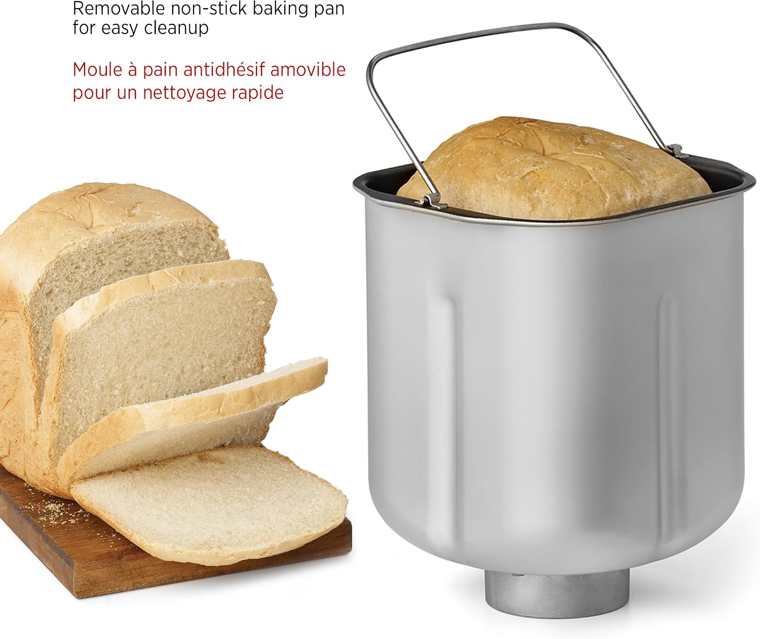 Starfrit Electric Bread Maker, 2lb, 13 Programs, Auto Dispenser, 550W