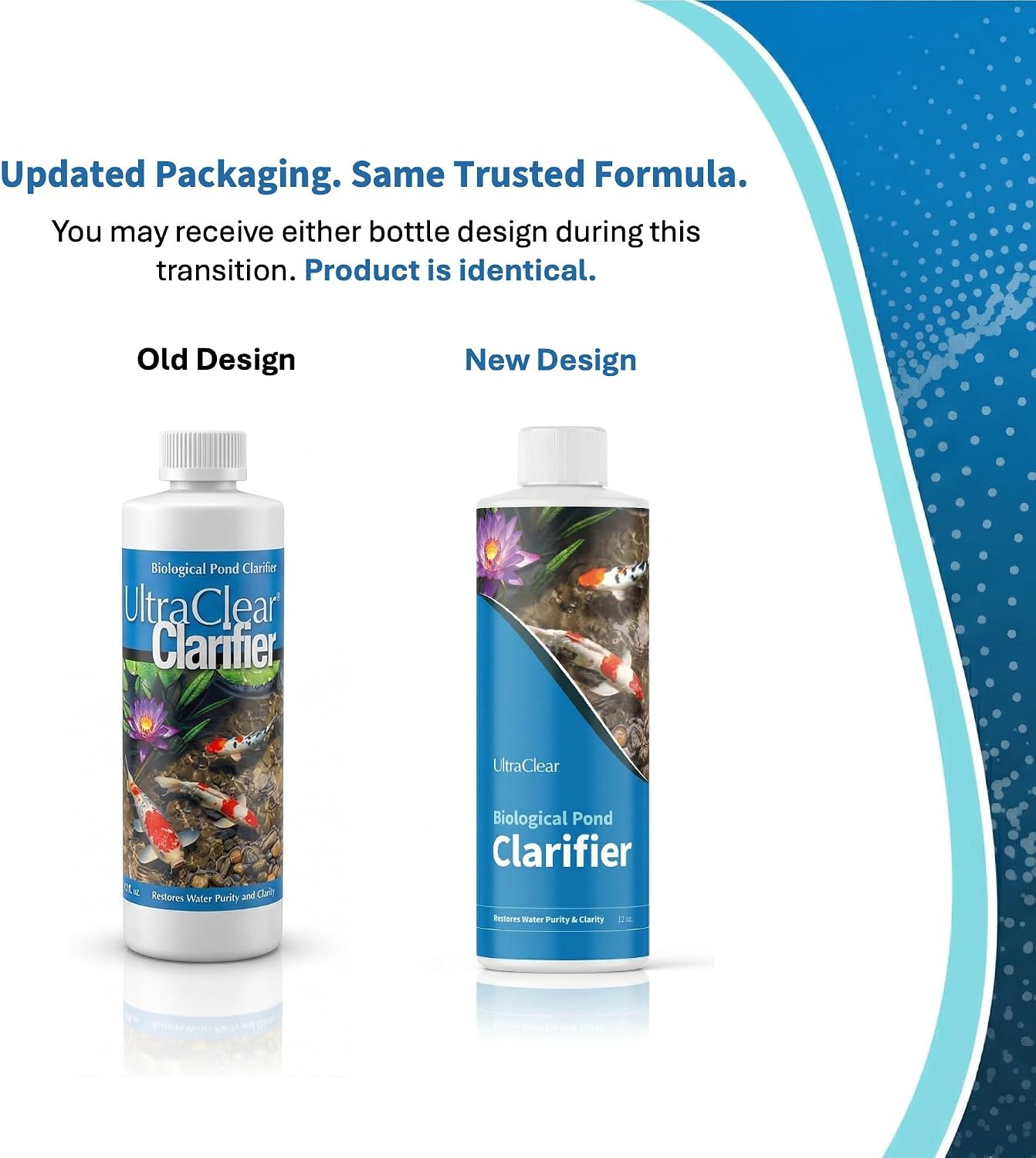 Pond Clarifier for Outdoor Ponds - Treats up to 80,000 Gallons - Concentrated Live Beneficial Bacteria - - Clears Cloudy Pond Water - Safe for Fish, Plants, Pets and People