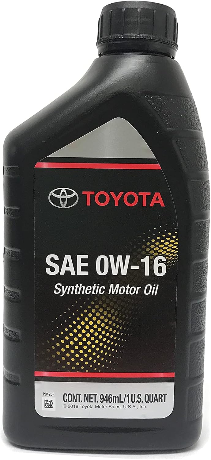 Genuine Genuine Toyota 0W16 Synthetic Oil 1qt 00279-16QTE