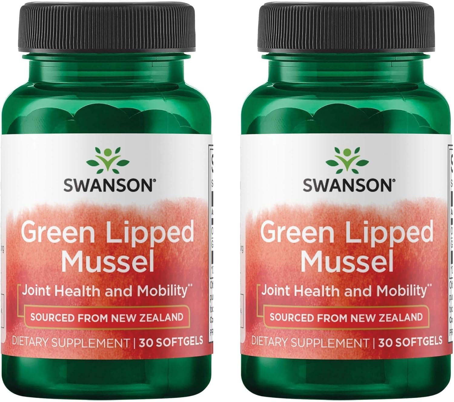 Swanson New Zealand Green Lipped Mussel Oil 30 Sgels (2 Pack)