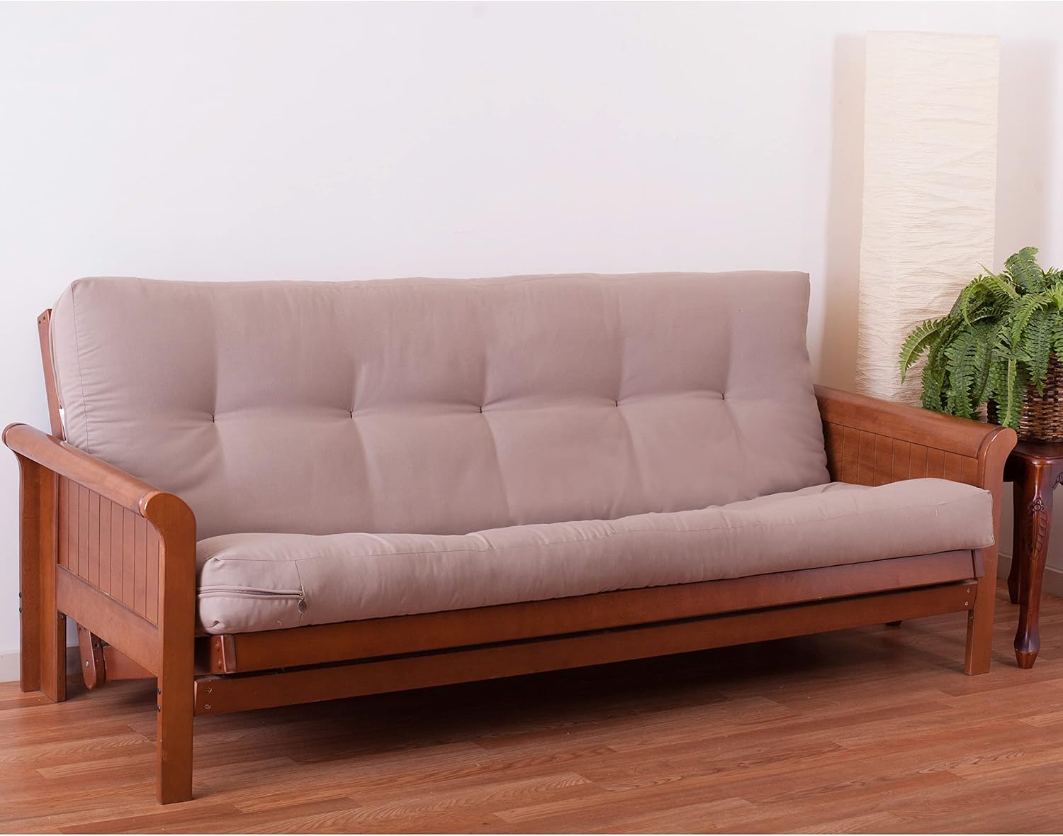 Blazing Needles Renewal 6" Twill Futon Mattress, Queen, Sage