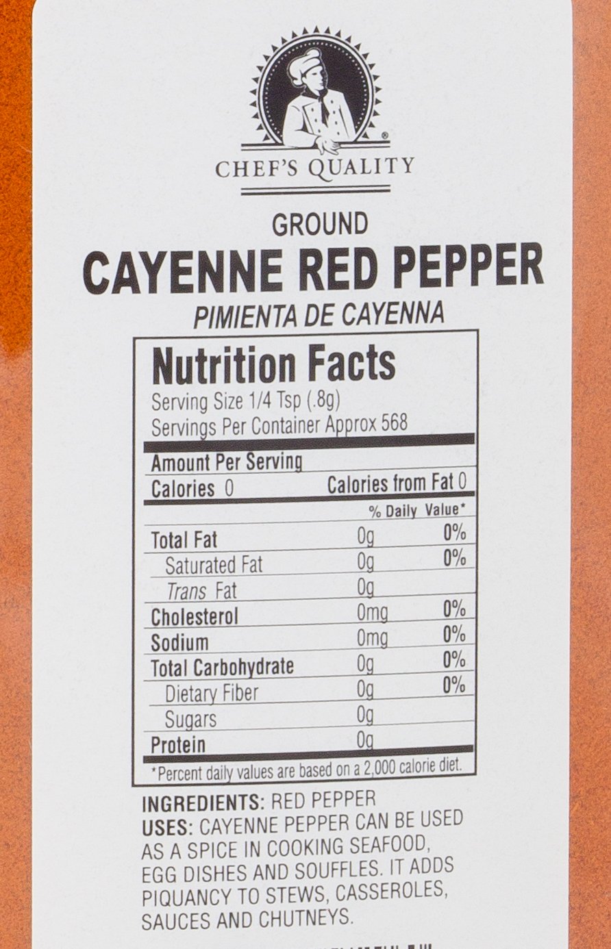 Chef's Quality Ground Cayenne Red Pepper Powder - (16Oz)