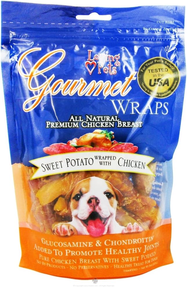 Loving Pets Gourmet Sweet Potato Wrapped in Chicken Size:Pack of 1