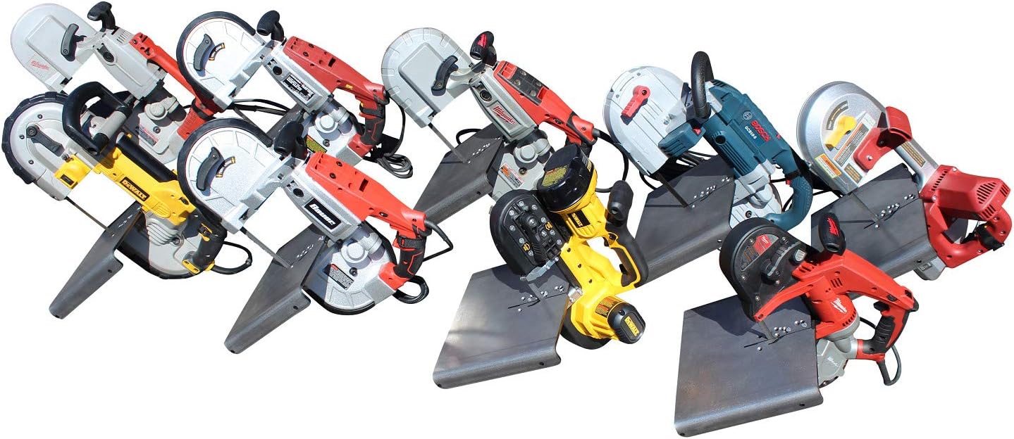 Swag Off Road Portaband Table V1.0 – Portable Band Saw Stand Compatible with Milwaukee, DeWalt, Makita, Bosch, Harbor Freight Bauer, and WEN – Heavy-Duty Steel, Made in USA