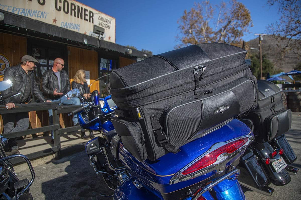 Nelson Rigg NR-300 Route 1 Traveler Tour Trunk Bag, Black Harley Davidson Ultra, Indian Roadmaster, Honda Gold Wing