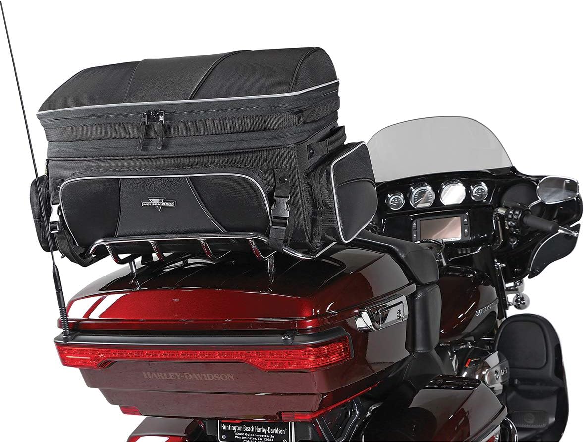 Nelson Rigg NR-300 Route 1 Traveler Tour Trunk Bag, Black Harley Davidson Ultra, Indian Roadmaster, Honda Gold Wing