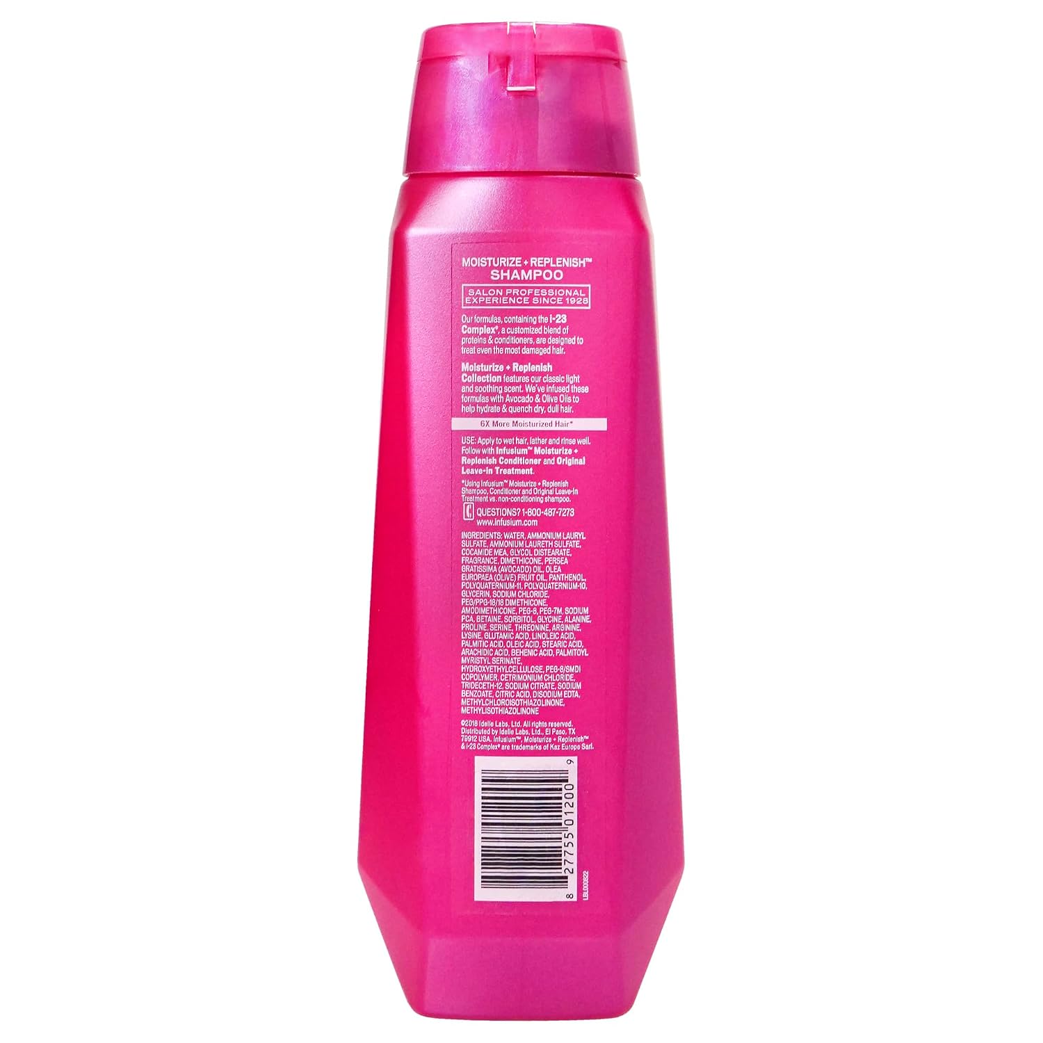 Infusium Repair and Replenish Nourishing Shampoo - Hydrating and Clarifying Shampoo for Build Up - Ceramides, Keratin, and Argan Oil - 13.5 oz