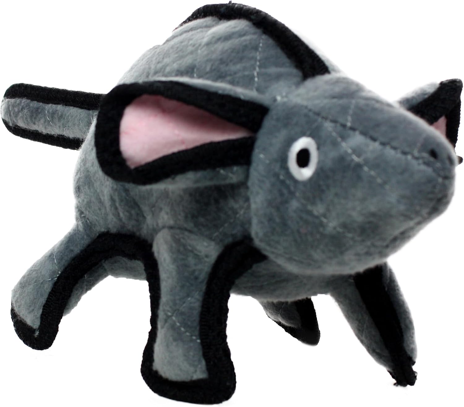 TUFFY® : Cow Dog Toy: Ultra Durable Plush Toy with Multiple Layers & Reinforced Seams, Washable and Floats, Original Construction