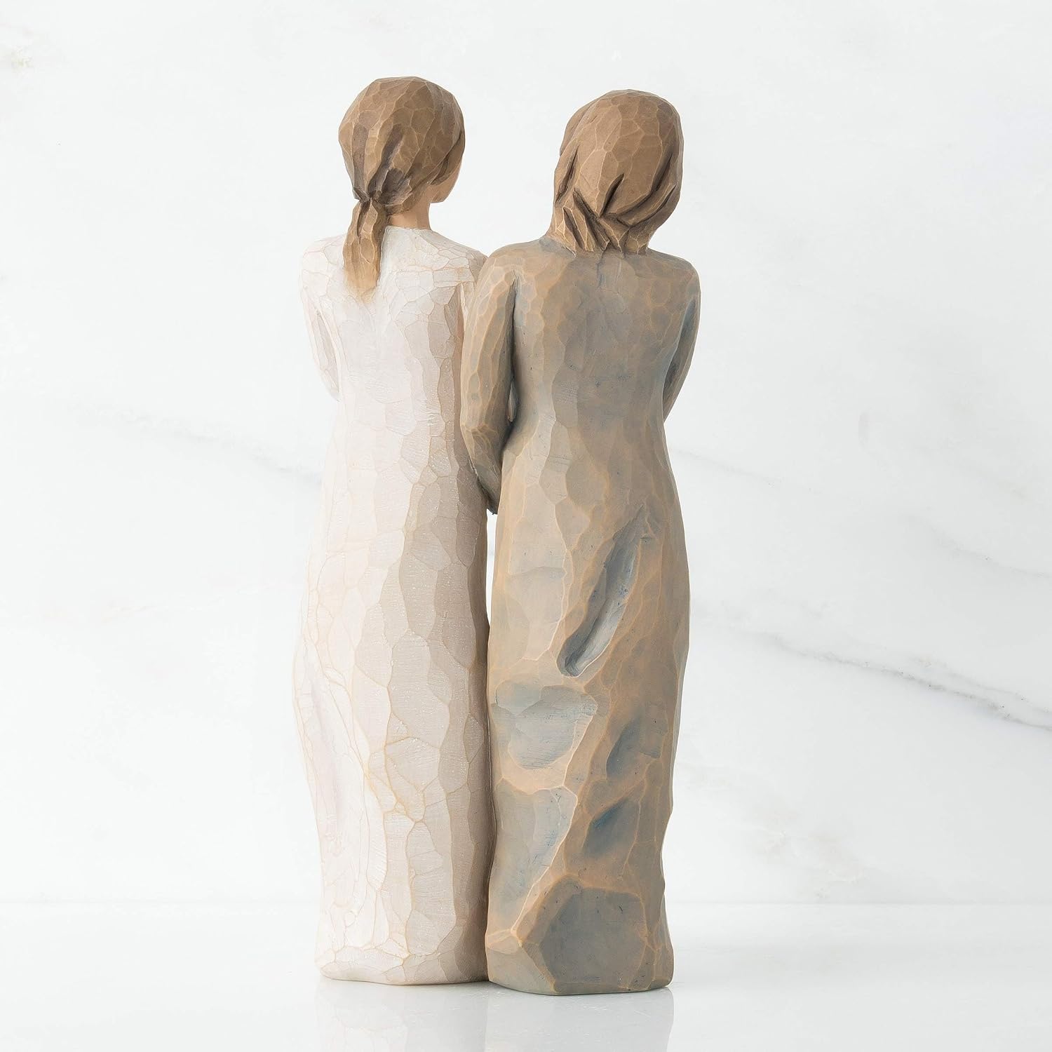 Willow Tree We are Three, Sculpted Hand-Painted Figure, Darker Skin | Cast from a Susan Lordi Original Carving, Celebrates Close Bonds, Meaningful Relationships, Thoughtful Keepsake Gift Idea