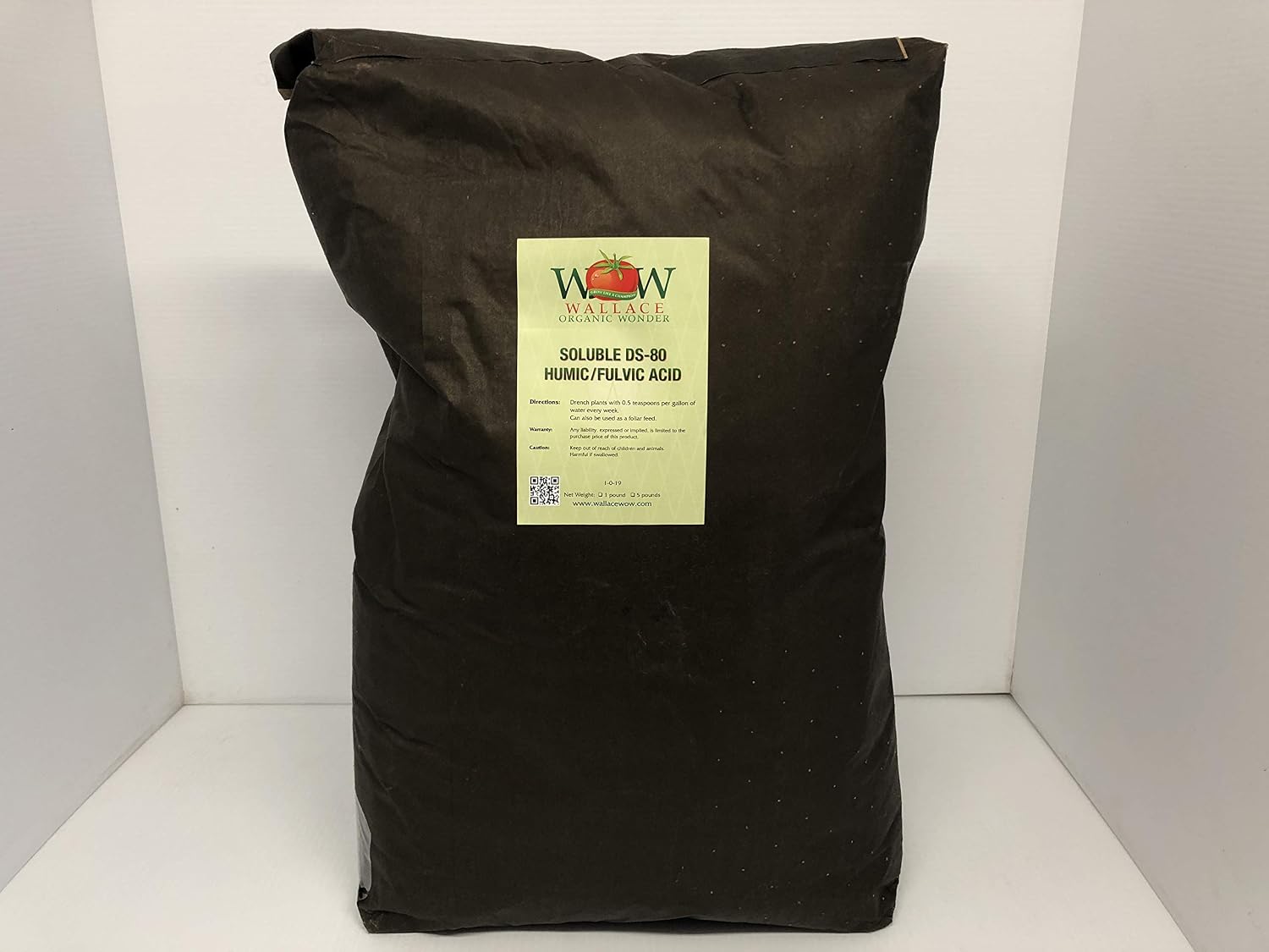 Wallace Organic Wonder, Soluble DS-80 Humic/Fulvic Acid (1lb)