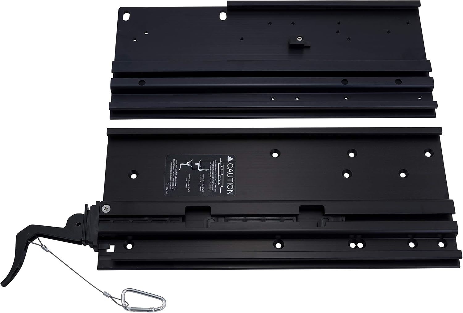 Motorguide 8M0095972 Universal Aluminum Quick-Release Bracket Kit for Electric Trolling Motors, Black Finish