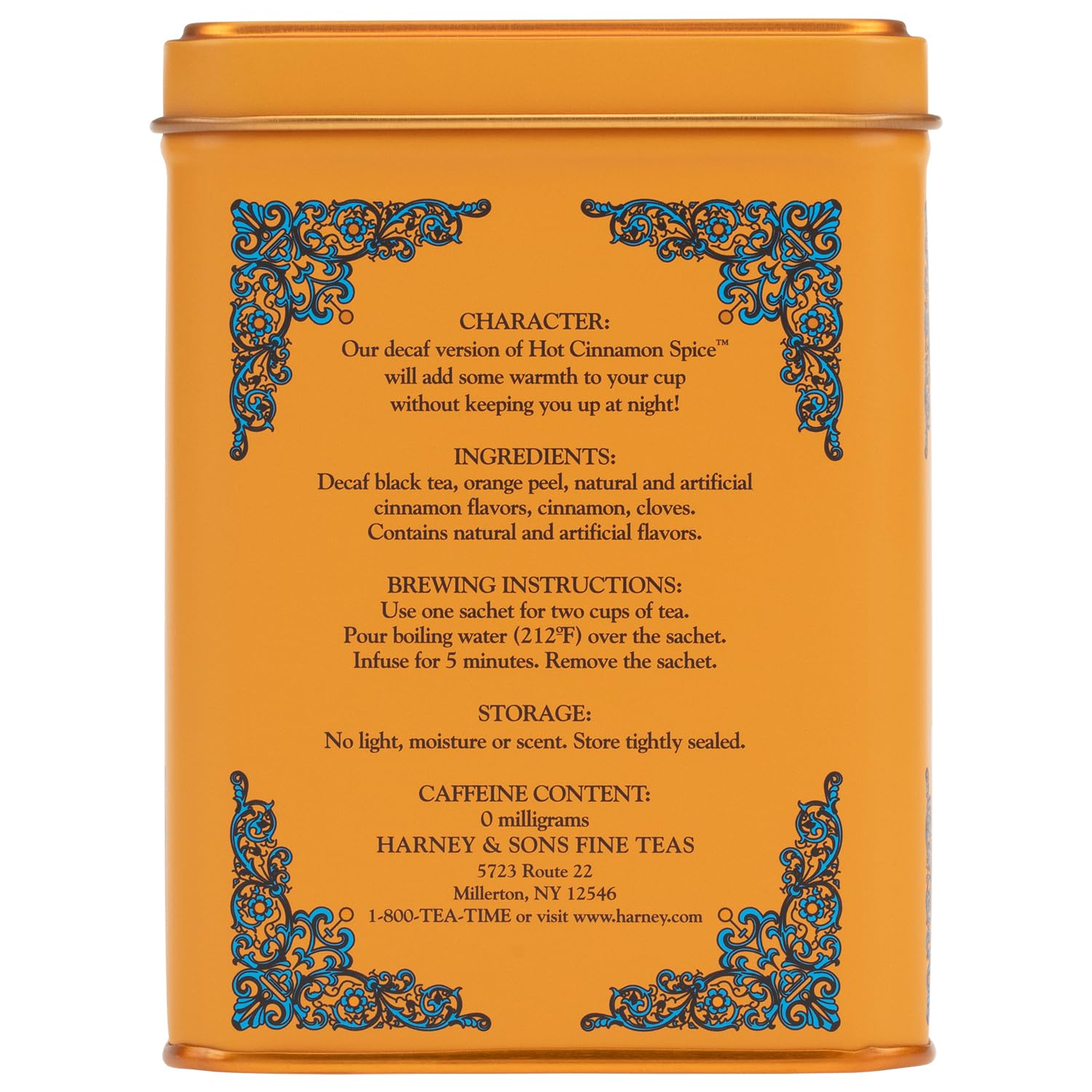 Harney & Sons HT Organic Supreme Green Tea, 20 Sachets, Tea Tin | Organic green tea with 20 sachets in a reusable tea tin. Caffeinated.
