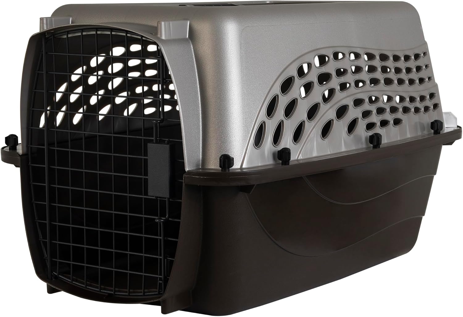 Petmate 2-Door Dog, Puppies & Cat Kennel, 19", White | Top & Front Loading, Made in USA, Extra Small