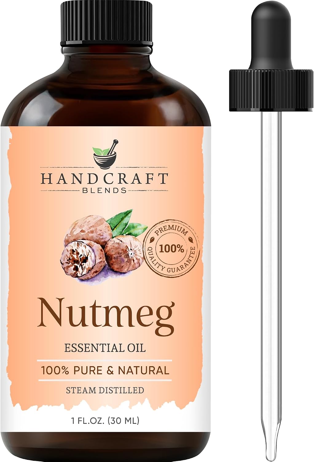 Handcraft Blends Peppermint Essential Oil – Huge 4 Fl Oz – 100% Pure and Natural – Premium Grade Essential Oil for Diffuser and Aromatherapy, Skin, Massage, Candle and Soap Making Fragrance