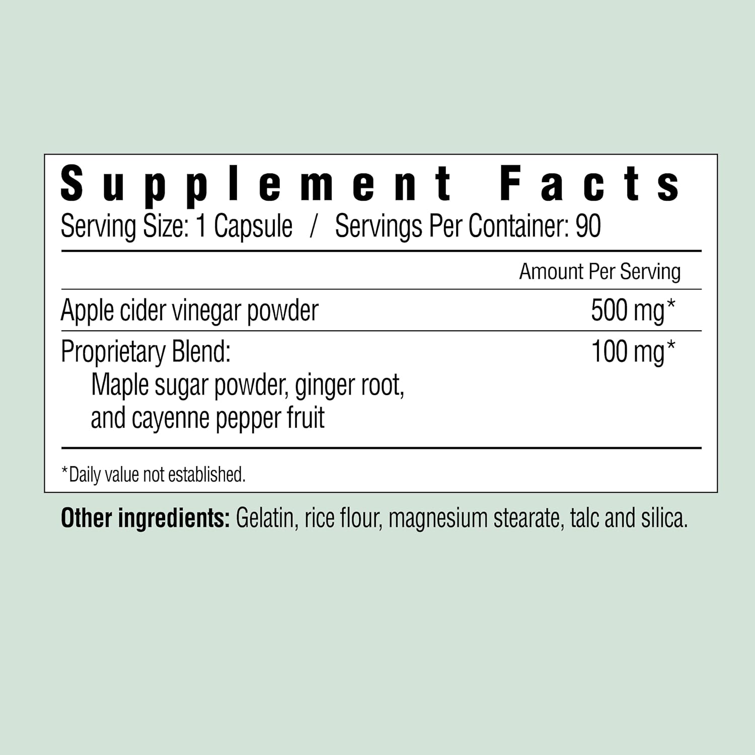 Country Farms Apple Cider Vinegar Capsules, with Ginger, Cayenne and Maple, Helps Aid Digestion, Supports Healthy Weight Loss, Cleanses and Detoxifies