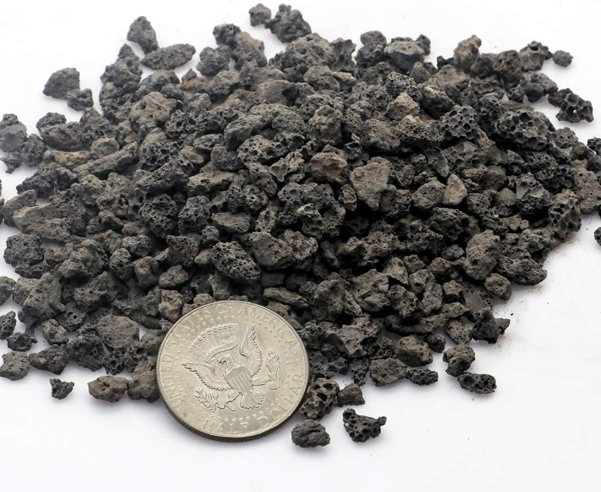 Mix Horticultural Lava Pebbles Pumice Potting Soil Amendment Succulent Cactus Bonsai Gritty Rock Decorative Gravel Plant Drainage Volcanic Rock for Terrarium Fairy Gardening Top Dressing 2.2lb