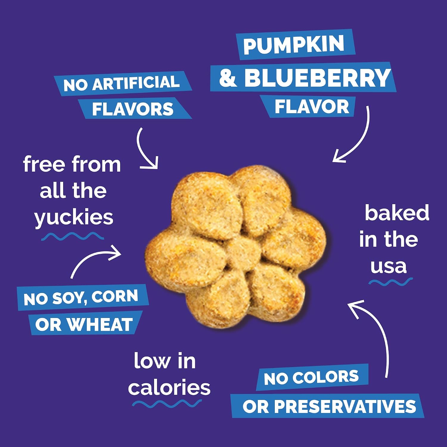 Fruitables Baked Dog Treats, Low Calorie Treats, Pumpkin & Banana, 7oz | Healthy Dog Treats, Training Treats, Crunchy Dog Biscuits, Limited Ingredient Recipe, Healthy Puppy Snacks, Made in USA