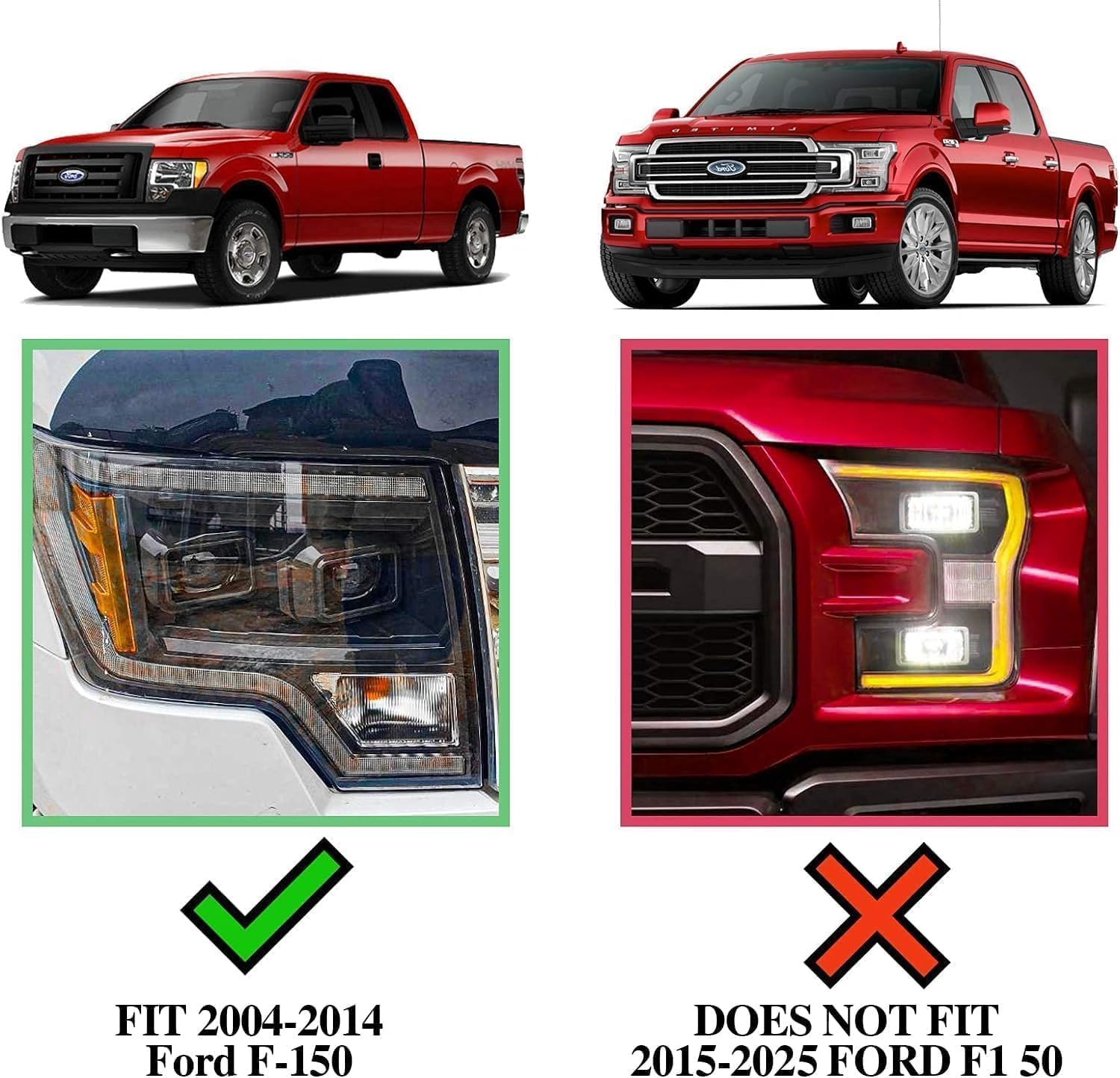 COMNOVA Pair Running Board for 2017-2026 Ford F250 Superduty Crew Cab