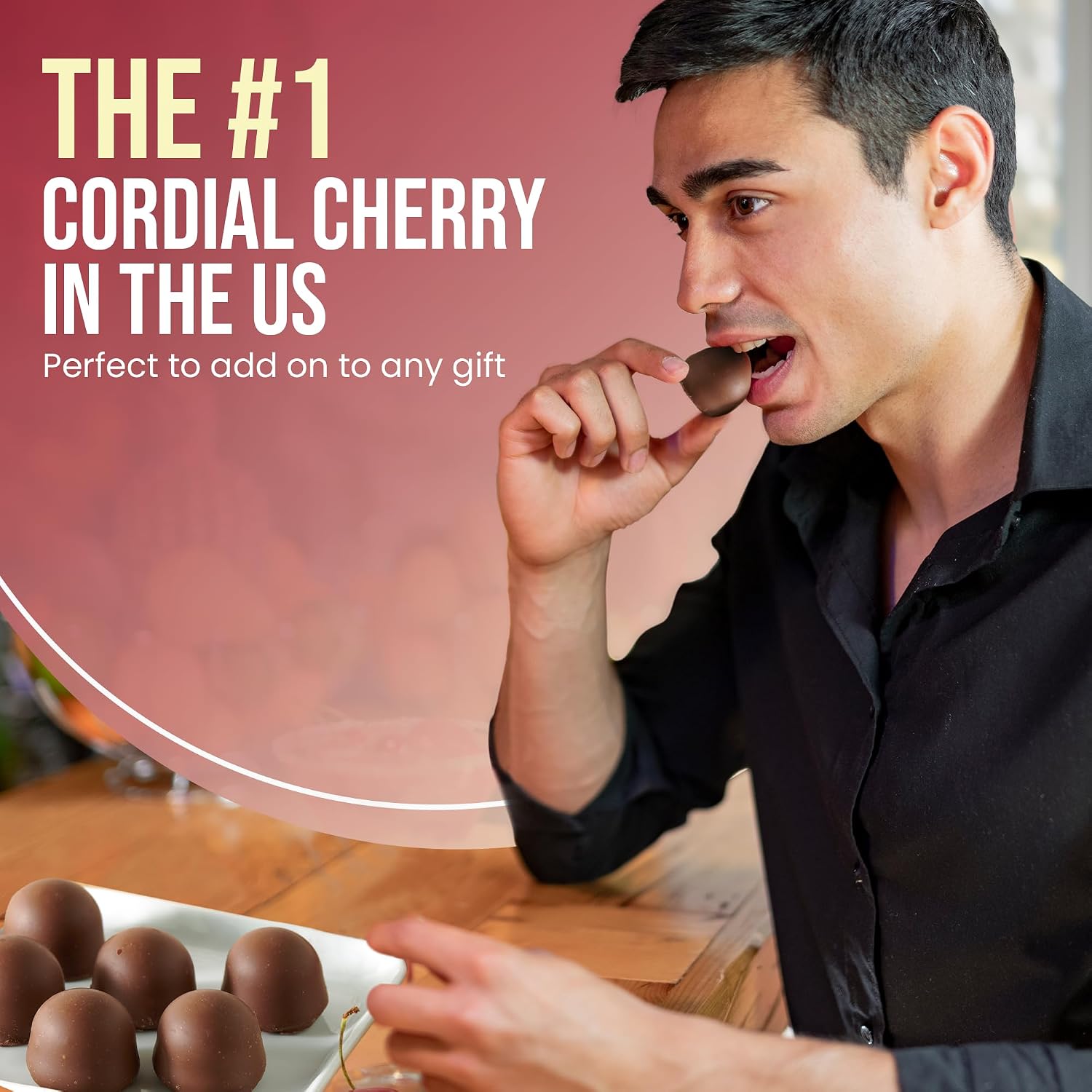 Queen Anne French Vanilla Chocolate Covered Cordial Cherries | 6.6 oz | 10 Piece Gift Boxes | Whole Maraschino Cherry Creamy Filled Liquid Center | Holiday Party Chocolate Candy