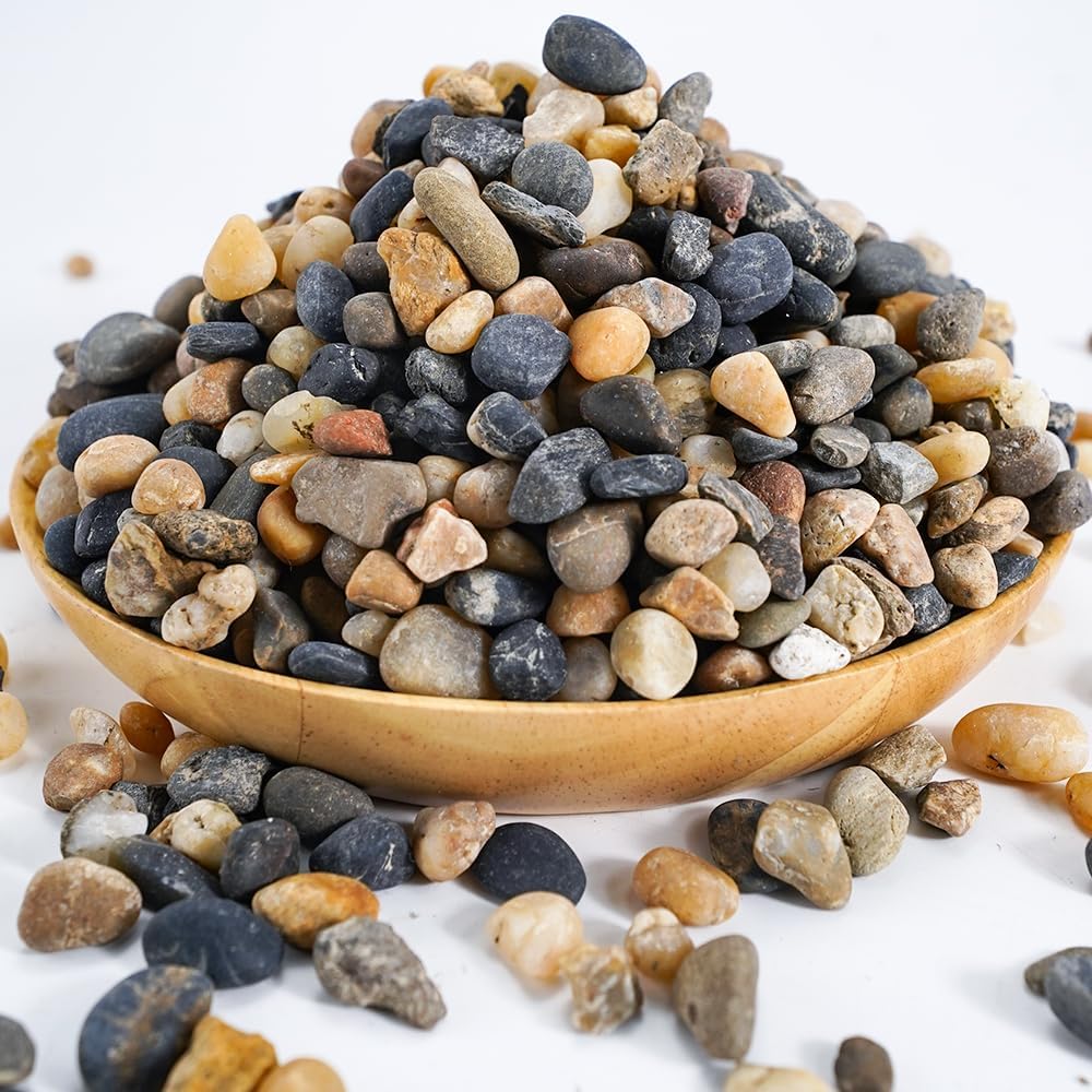 Mix Horticultural Lava Pebbles Pumice Potting Soil Amendment Succulent Cactus Bonsai Gritty Rock Decorative Gravel Plant Drainage Volcanic Rock for Terrarium Fairy Gardening Top Dressing 2.2lb