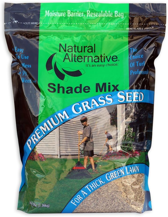 Natural Alternative Grass Seed for Shady Areas 5 LB. (14005 - Made in The Shade)