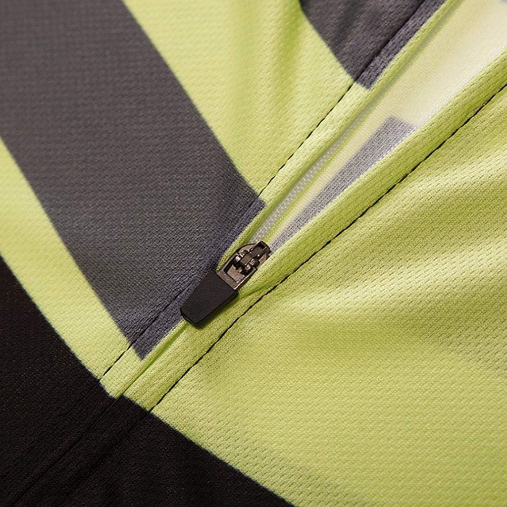 Men's Quick-Dry Cycling Jersey Set Road Bike Bicycle Shirt + Bib Shorts with 9D Gel Pad MTB Riding Clothing Kit