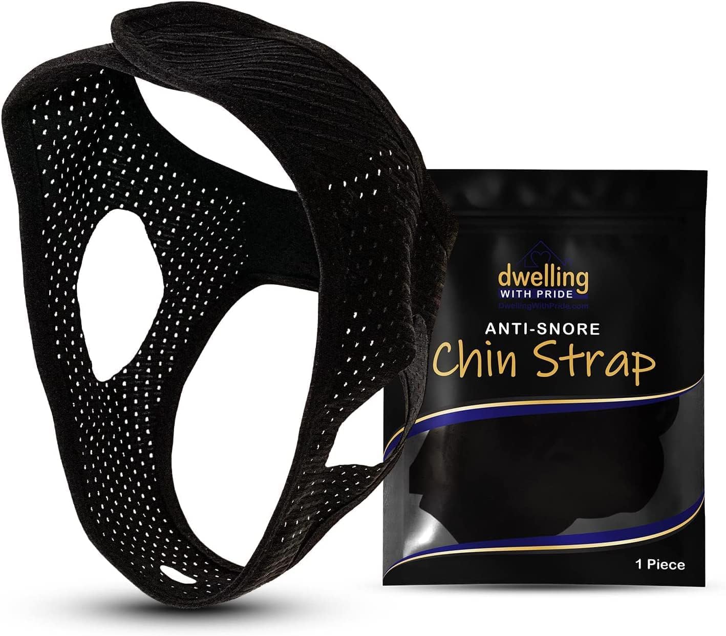 Anti Snore Chin Strap, Anti-Dry Mouth Chin Strap for CPAP Users, Stop Noise