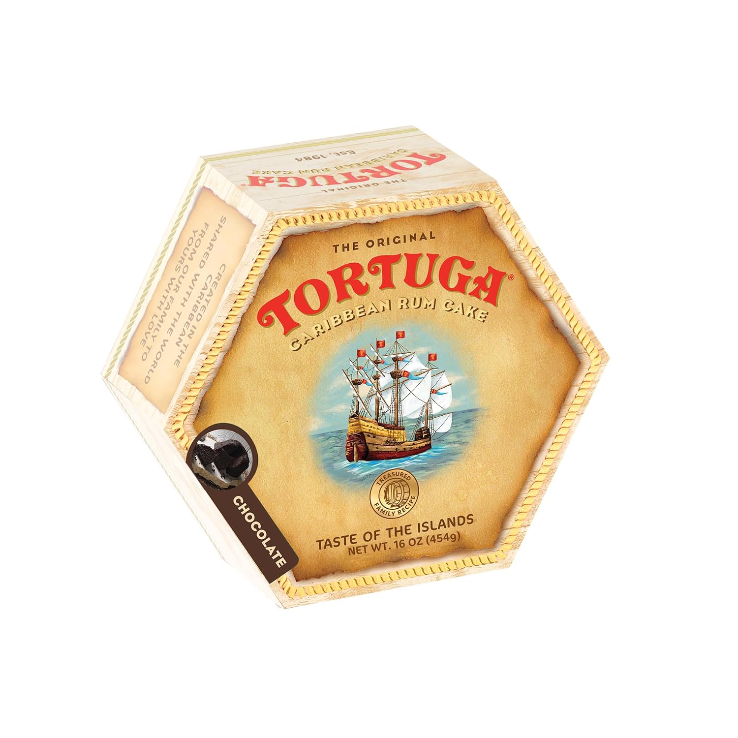 TORTUGA Provenance Rum Cake Variety Pack – 4 oz. - 6 Pack - The Perfect Premium Gourmet Gift for Stocking Stuffers, Gift Baskets