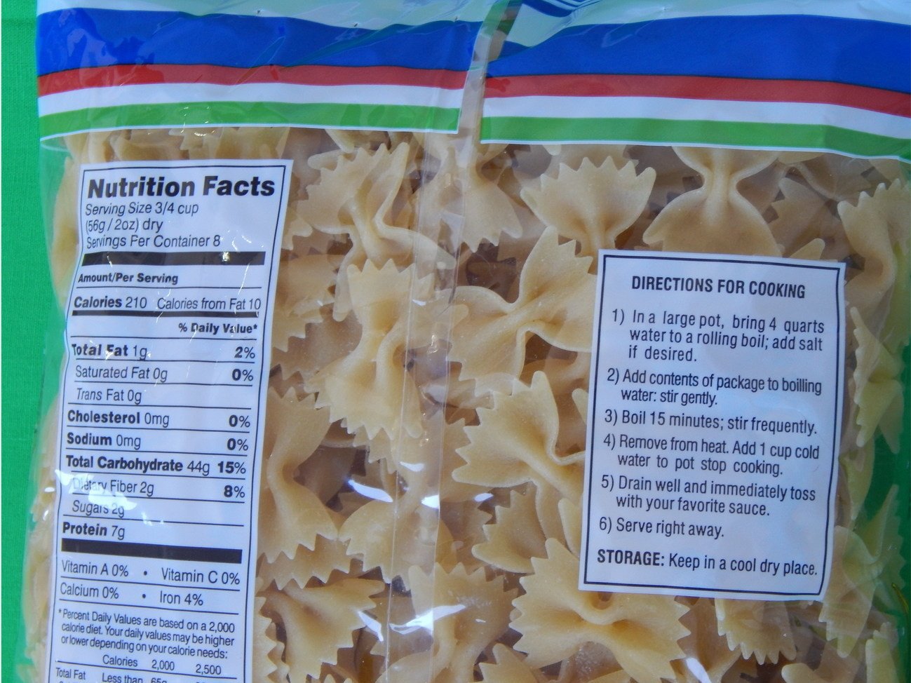 Trader Joe's Authentic Imported Italian Farfalle Bow Tie Pasta, 1-Lb Bag (Pack of 3)
