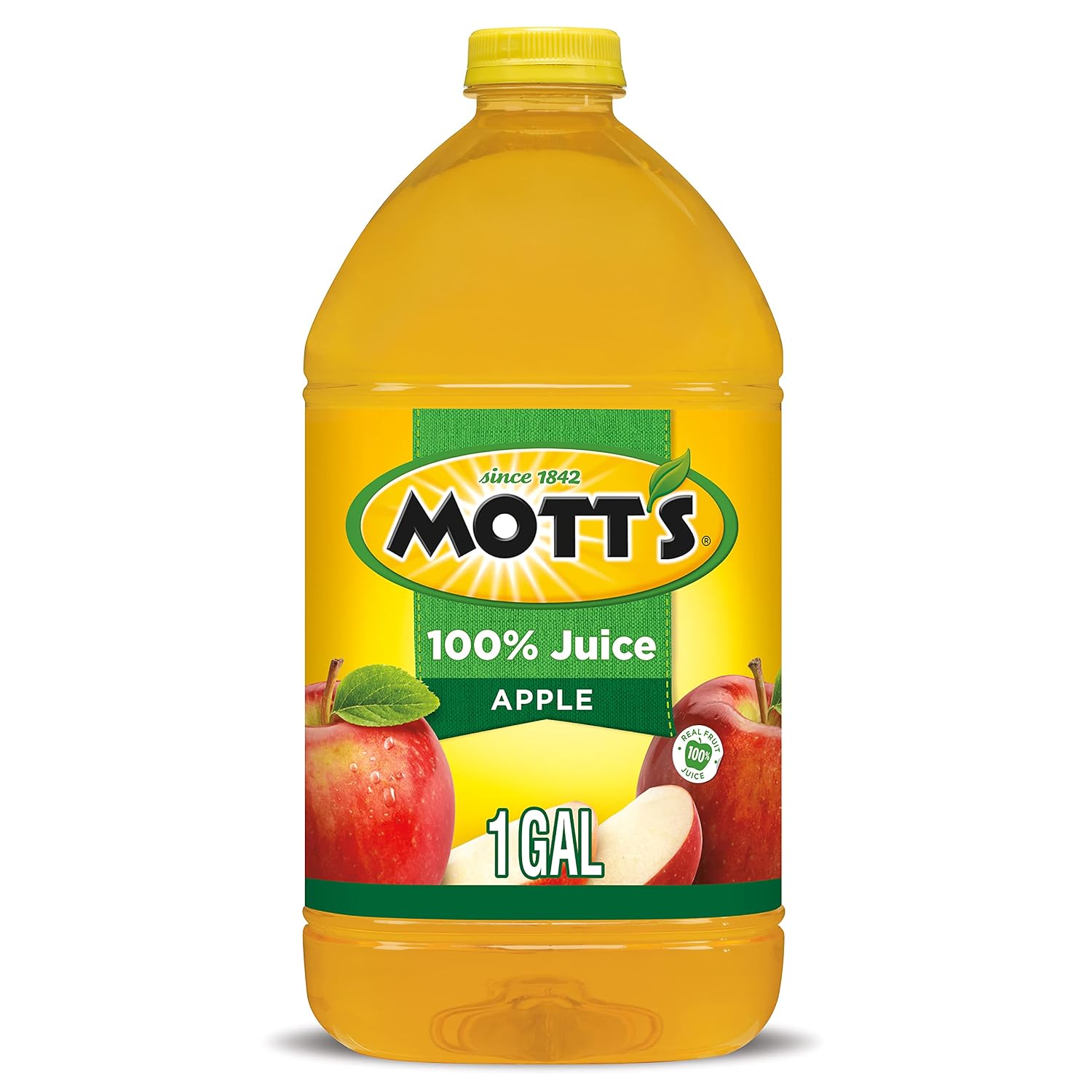 Mott's 100% Original Apple Juice, 64 Fl Oz Bottle (Pack Of 8), 2 Servings Of Fruit Per Cup, 100% Fruit Juice, Gluten-free, Caffeine-free, Kosher, And Contains No Artificial Colors Or Sweeteners