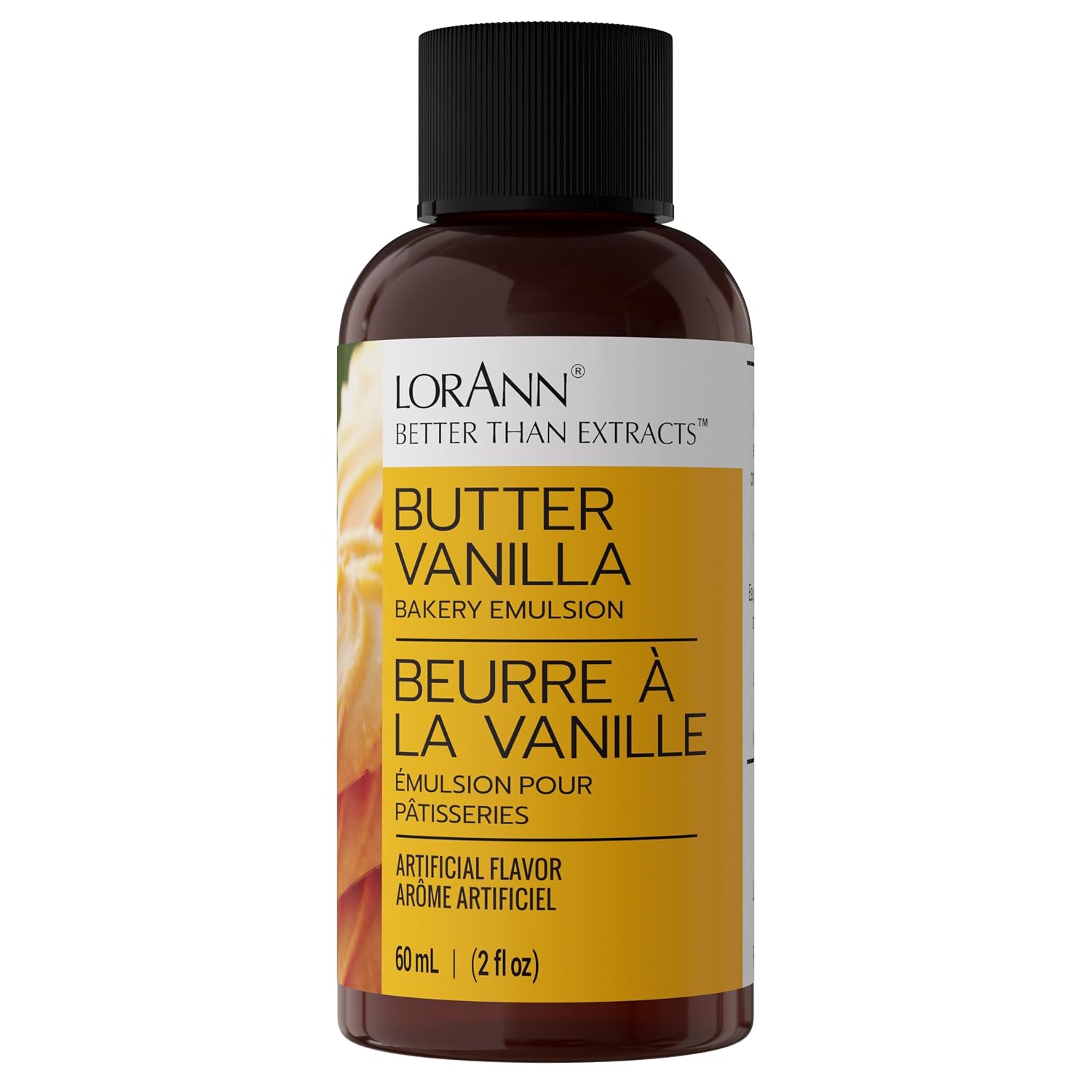 LorAnn Oils Peppermint Bakery Emulsion: True Essence, Ideal for Boosting Fruit Tones in Cakes, Cookies & Desserts, Gluten-Free, Keto-Friendly, Extract Substitute Essential for Your Kitchen, 16 Oz