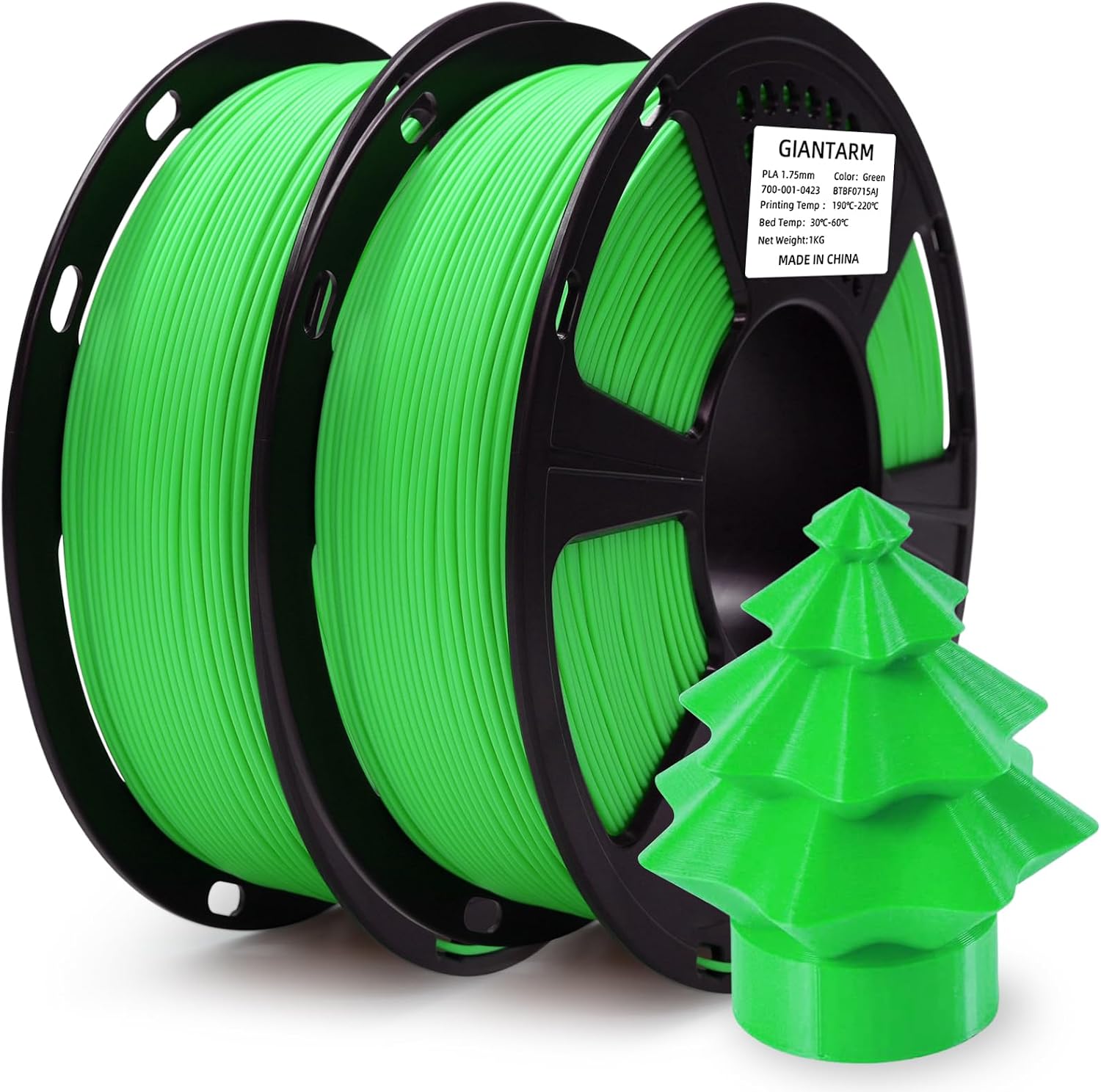 GIANTARM 3D Printer Filament, Silk Gold Pla Filament, 1Kg(2.2lbs) Spool, 1.75mm Dimension Accuracy +/- 0.03mm, 3D Printing Filament