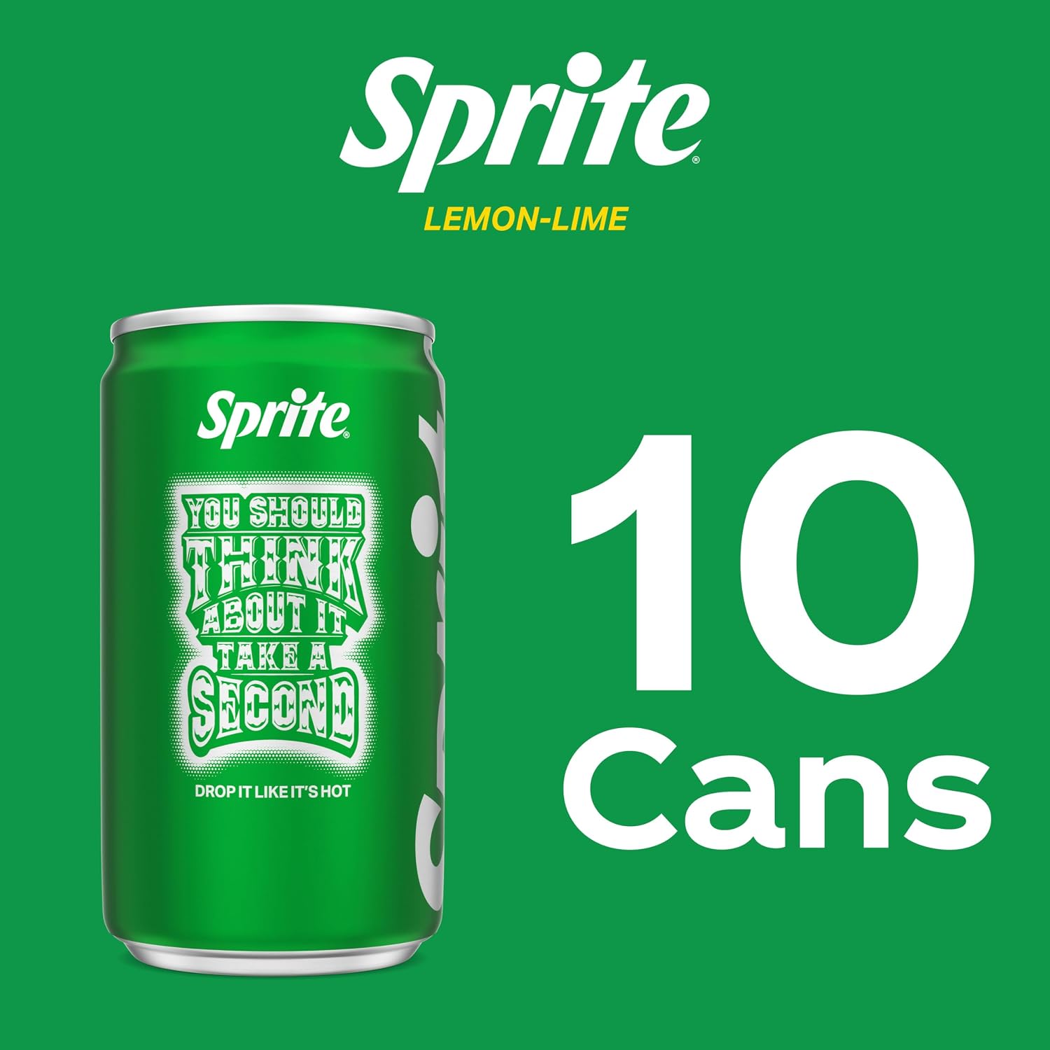 Sprite Lemon-Lime Caffeine-Free Soda Soft Drink Cans, 12 fl oz, 12 Pack | Fridge pack, naturally flavored soft drink, carbonated