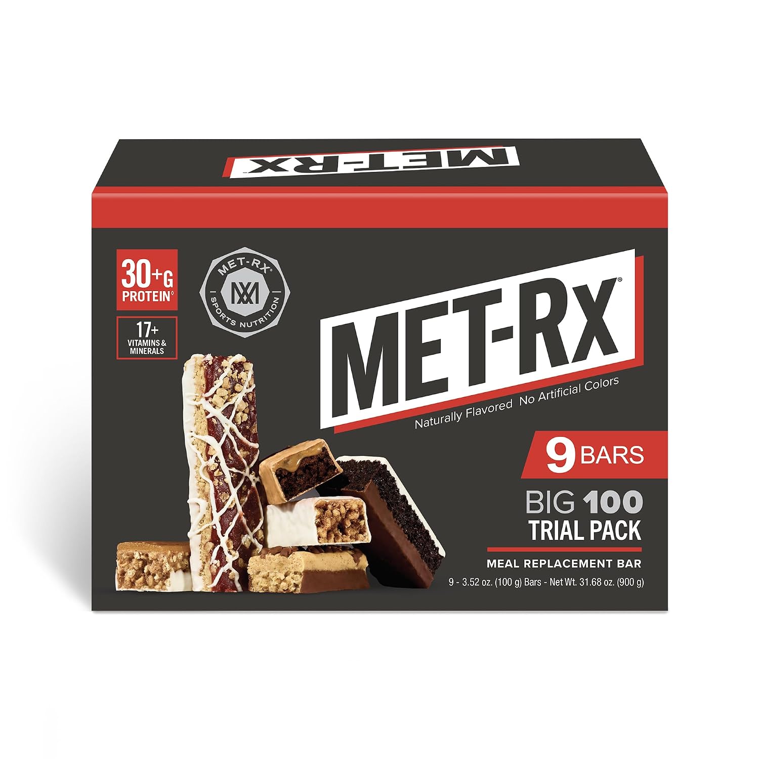 MET-Rx Protein Plus Bar, Great as Healthy Meal Replacement, Snack, and Help Support Energy, Gluten Free, Peanut Butter Cup, With Vitamin A, Vitamin C, and Zinc to Support Immune Health, 85 g,9 Count | Great as Healthy Meal Replacement, Snack, and Help Su…