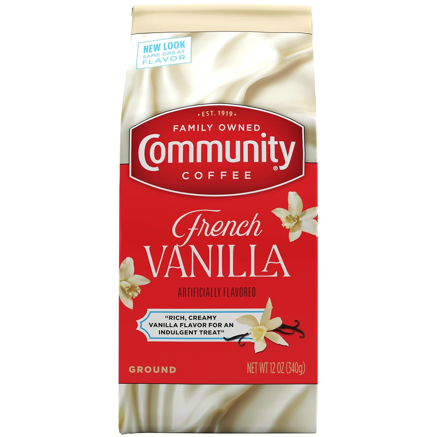 Community Coffee Caramel Cookie Butter Flavored 12 Ounces, Medium Roast Ground Coffee, 12 Ounce Bag (Pack of 1)