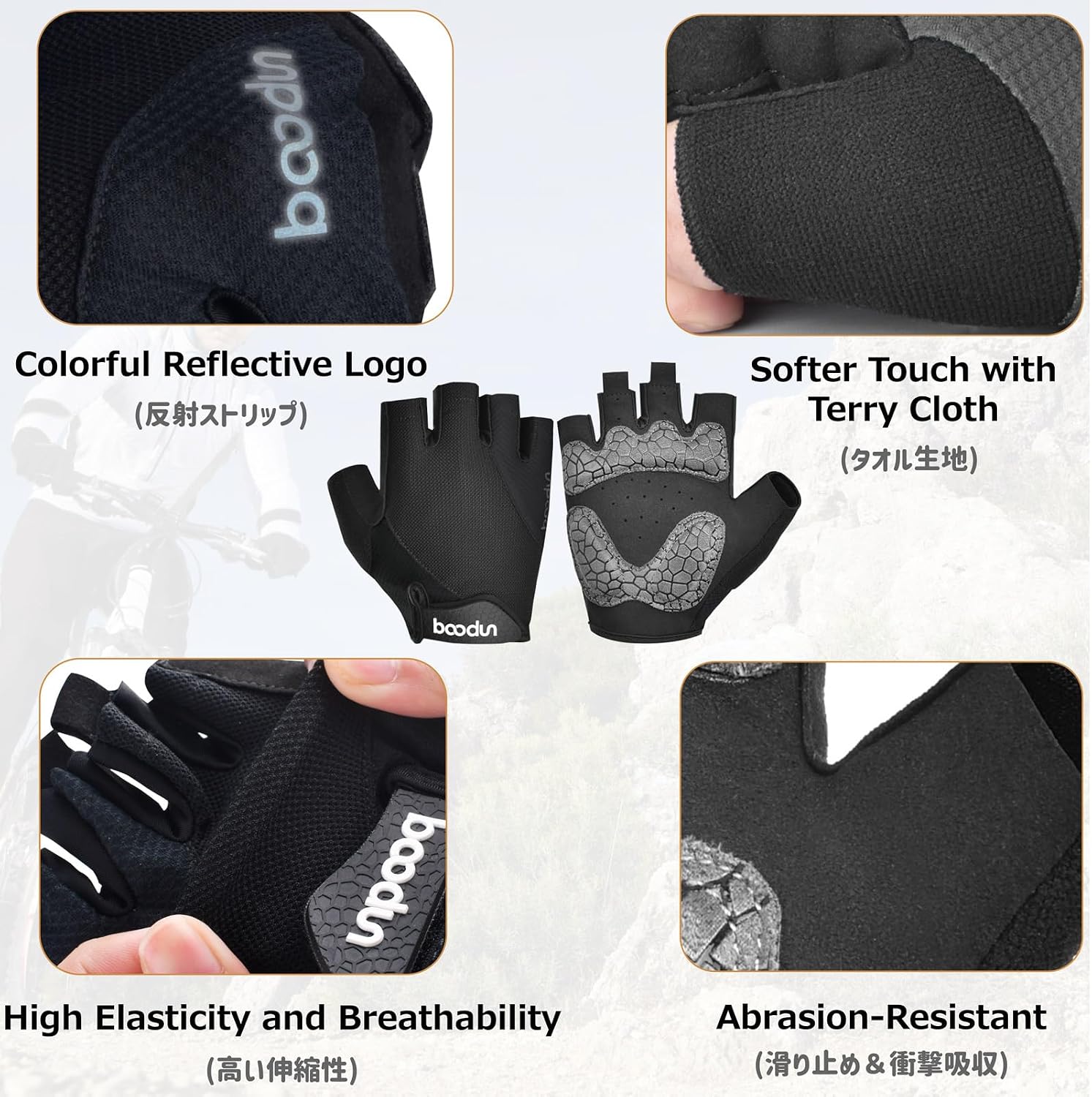 Azarxis Skeleton Gloves Adjustable Lightweight Racing Skull Sports Work Bone Gloves Anti-Slip Breathable for Men & Women Motorcycle, Cycling, Biking