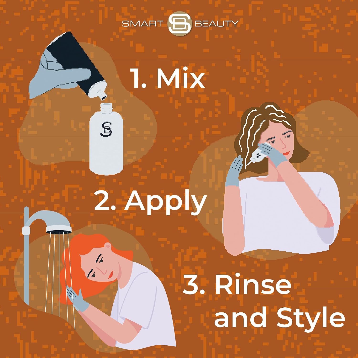 Smart Beauty Blonde Bleach-It, The Ultimate Lightener for Dark Hair, Perfect for Highlighting and Vibrant Pastel Colour, Hair Bleach Kit, Vegan & Cruelty Free