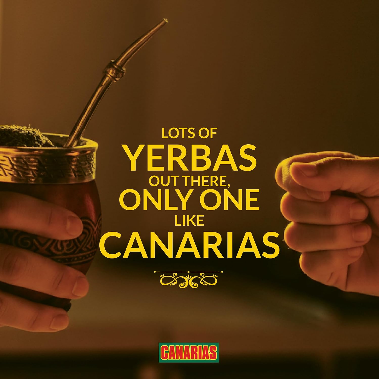 Canarias Yerba Mate Traditional Ground Leaf Tea 500Gr 1.1Lbs | Fine Cut No Stems Rich and full-bodied mate made for gourd and bombilla preparation