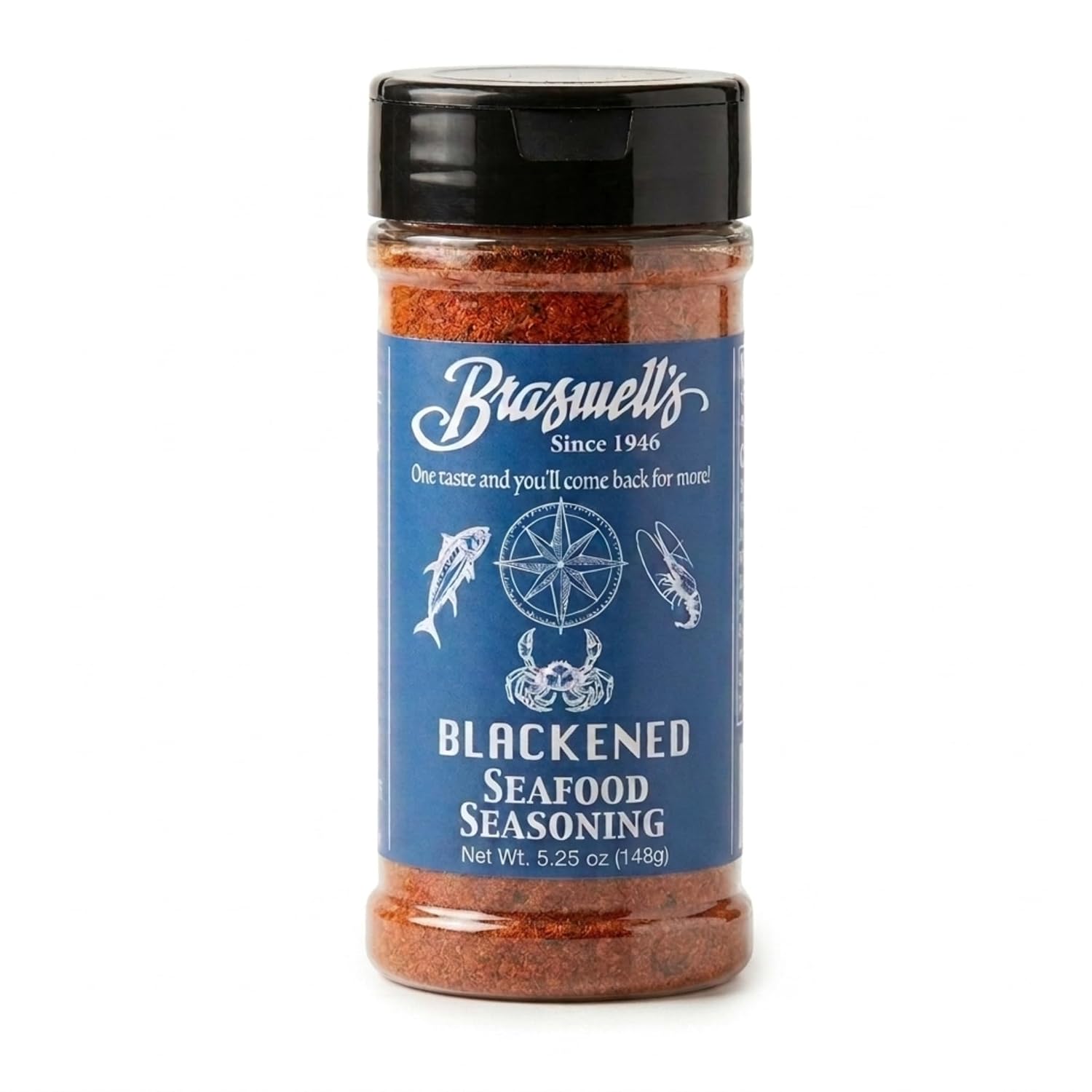 Braswell’s Select Blackened Seafood Seasoning – Small-Batch, Renowned Specialty, Made in USA, Since 1946 (5.25oz)
