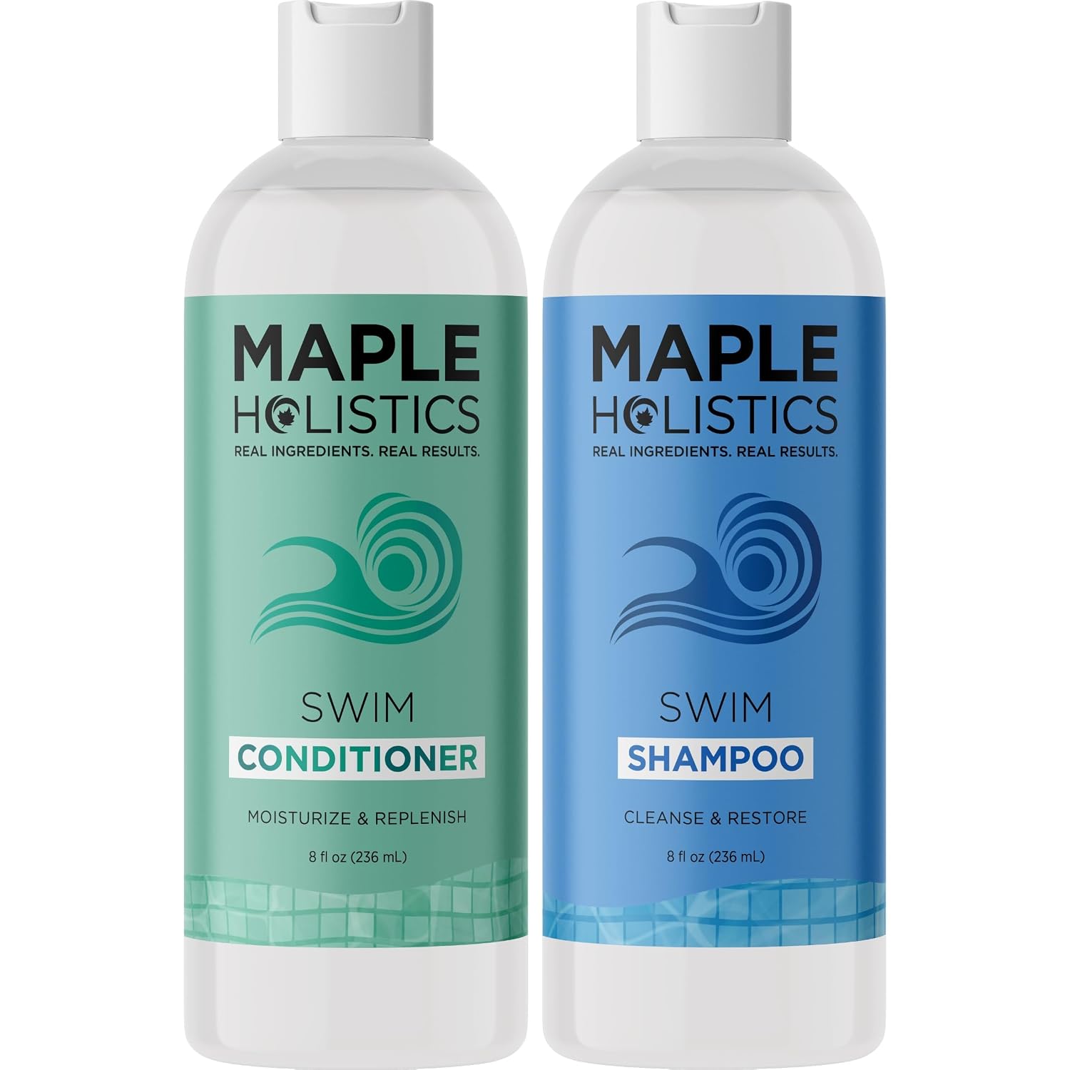 Sulfate Free Shampoo and Conditioner Set - Tea Tree Sage and Rosemary Shampoo and Conditioner for Dry Flaky Scalp Care - Deep Cleansing Color Safe Shampoo and Conditioner for Damaged Dry Hair Care
