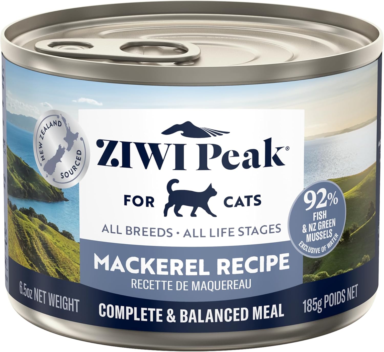 ZIWI Peak Wet Cat Food – All Natural, High Protein, Grain Free, Limited Ingredient, with Superfoods (Venison, Case of 12, 6.5oz Cans)