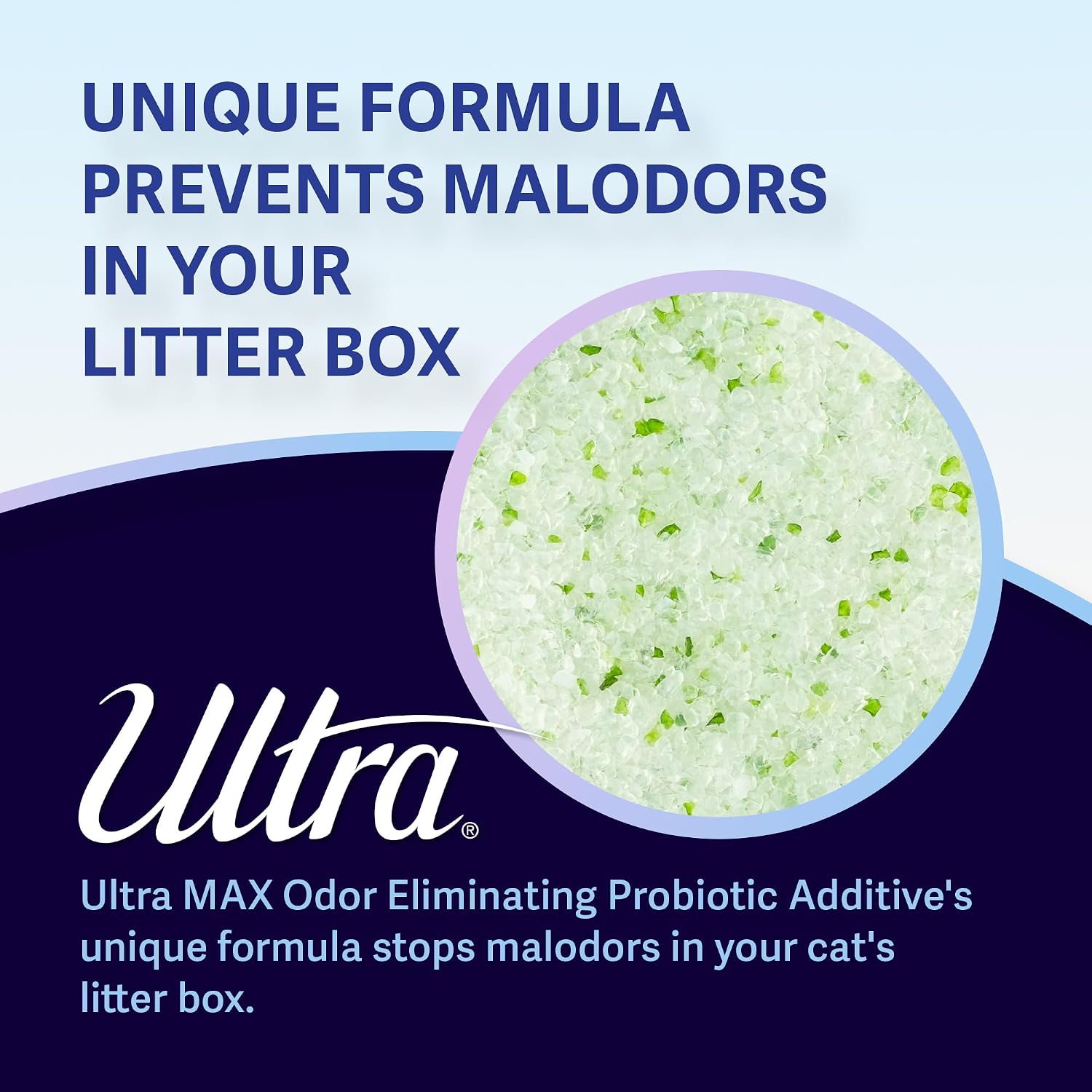 Ultra by Cat's Pride Micro Crystals Litter with 30-Day Odor Control, 5lbs