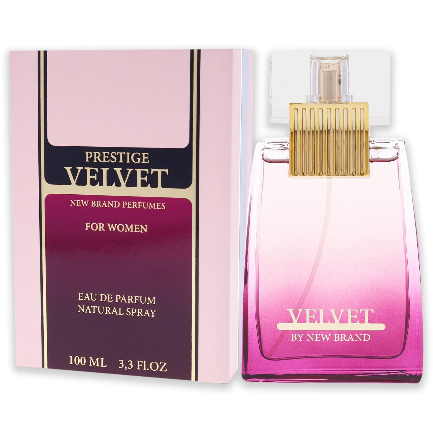 New Brand Perfumes Velvet Women 3.3 oz EDP Spray, (vel1w)
