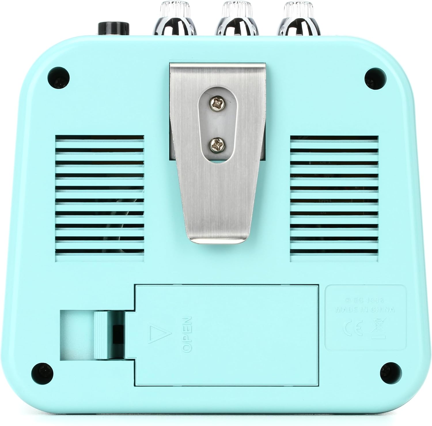 Danelectro Honeytone N-10 Guitar Mini Amp, Aqua | Includes belt clip