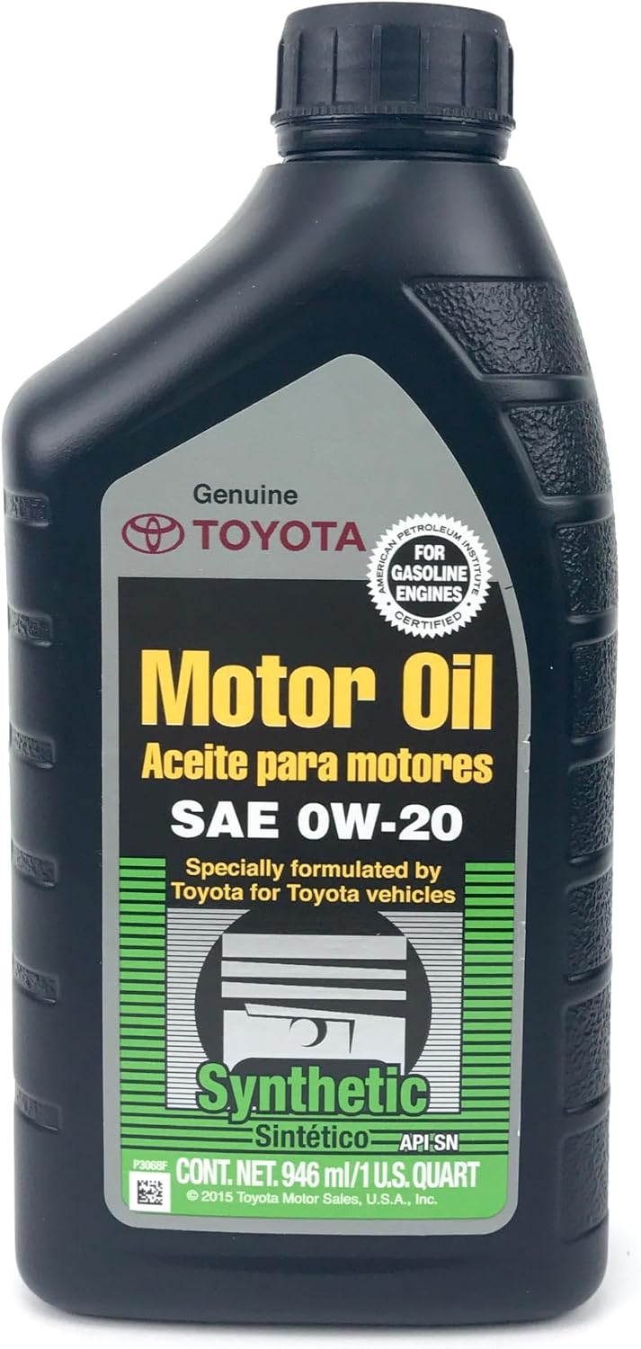 Toyota Case of 12 Quarts Full Synthetic 0W-20 Oil