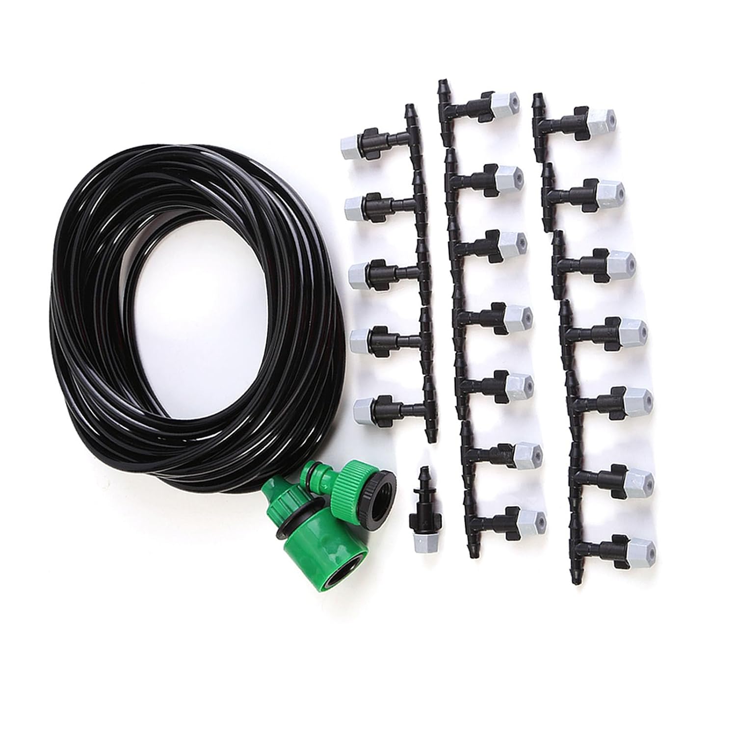 Misting Cooling System, 4/7mm Watering Tubing, Misting Nozzle Sprinkler