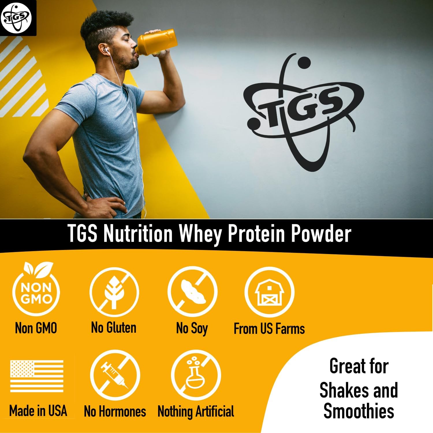 Whey Protein Powder Unflavored, Unsweetened - No Artificial Ingredients for Men & Women - 2lb Soy-Free, No Gluten, Keto Friendly - Post Workout Muscle Recovery