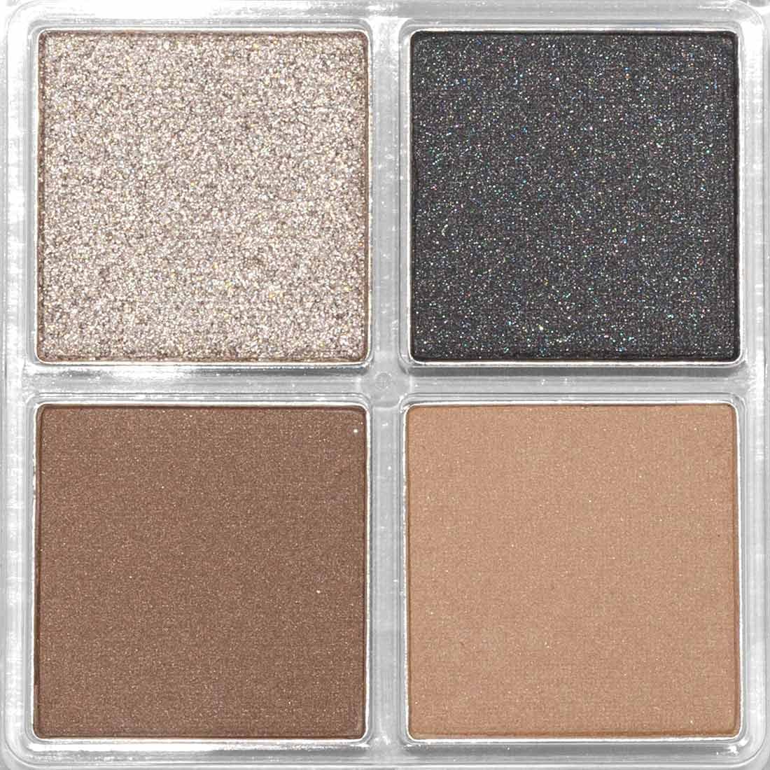 Palladio Eyeshadow Quads, Velvety Pigmented Blendable Matte, Metallic and Shimmer Finishes, Creamy Formula, Four Way Quad Eye Shadow Palette, Talc-Free (Ballerina)